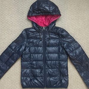 Zara real down short jacket